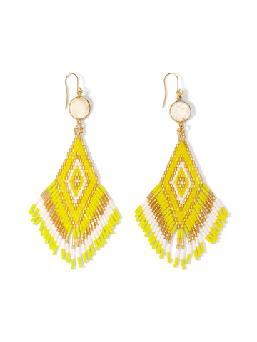 The Aiyana Earrings - Yellow