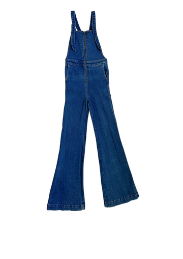 Rolla's High Rise Flare Denim Overalls