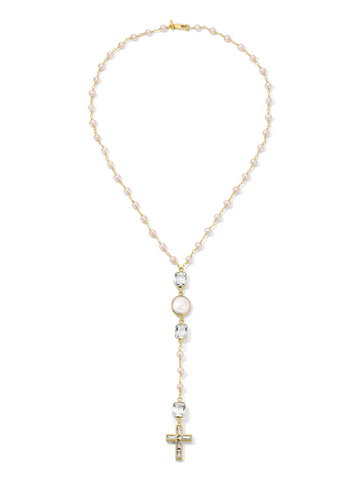 The Princess Pearl & Crystal Rosary