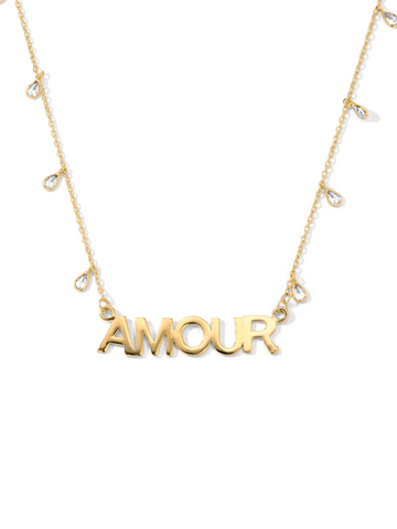 The Teardrop Crystal Amour Necklace