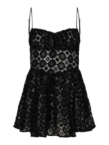 The Ballerina Dress - Black Velvet