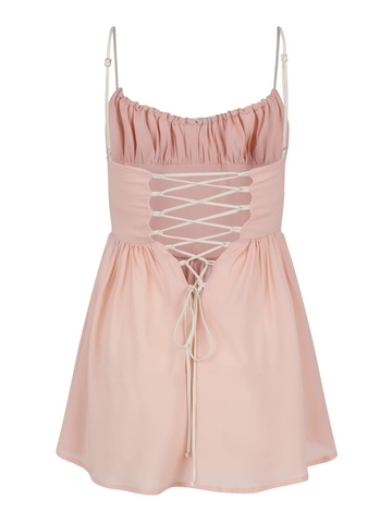 The Ballerina Dress - Pink Silk