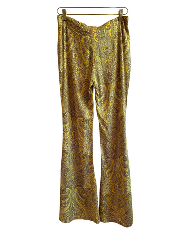 Lenni Yellow Floral Flare Pants