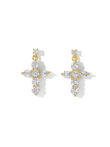 The Nica Cross Earrings