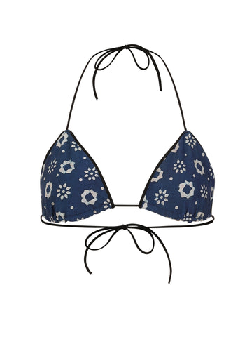 The Indigo Bikini Top