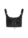 The Dahlia Bustier Top - Black