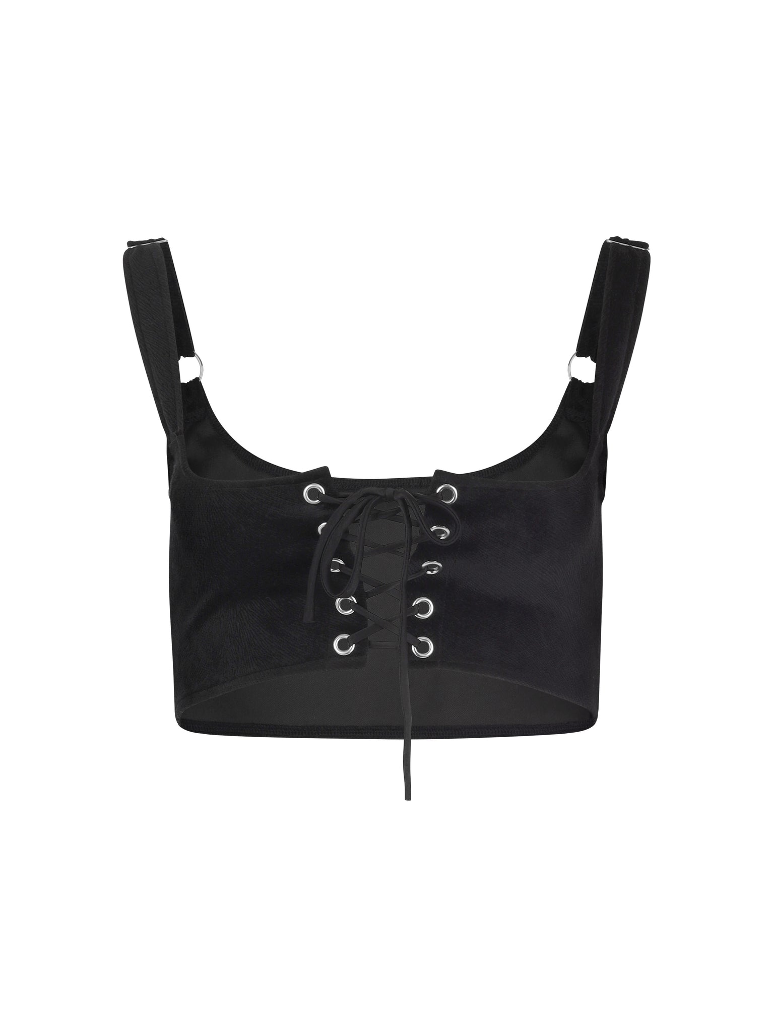 The Dahlia Bustier Top - Black