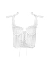 The Lana Corset Top - White