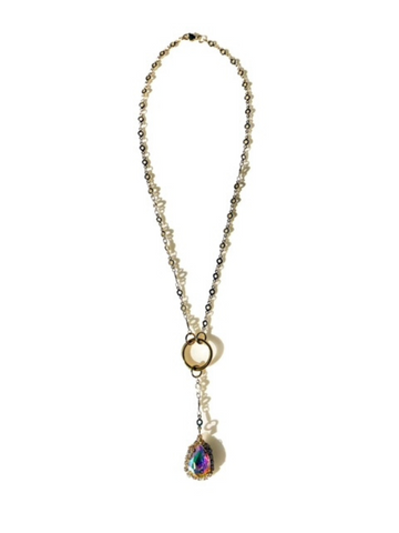 Iridescent Crystal Necklace | SAMPLE