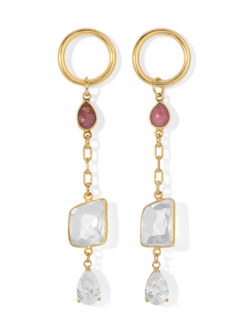 The Ruby Ring Earrings