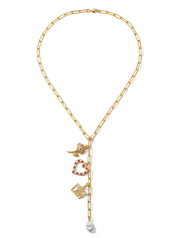 The Foxy Lady Charm Rosary Necklace