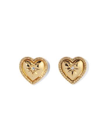 The Daphne Heart Earrings