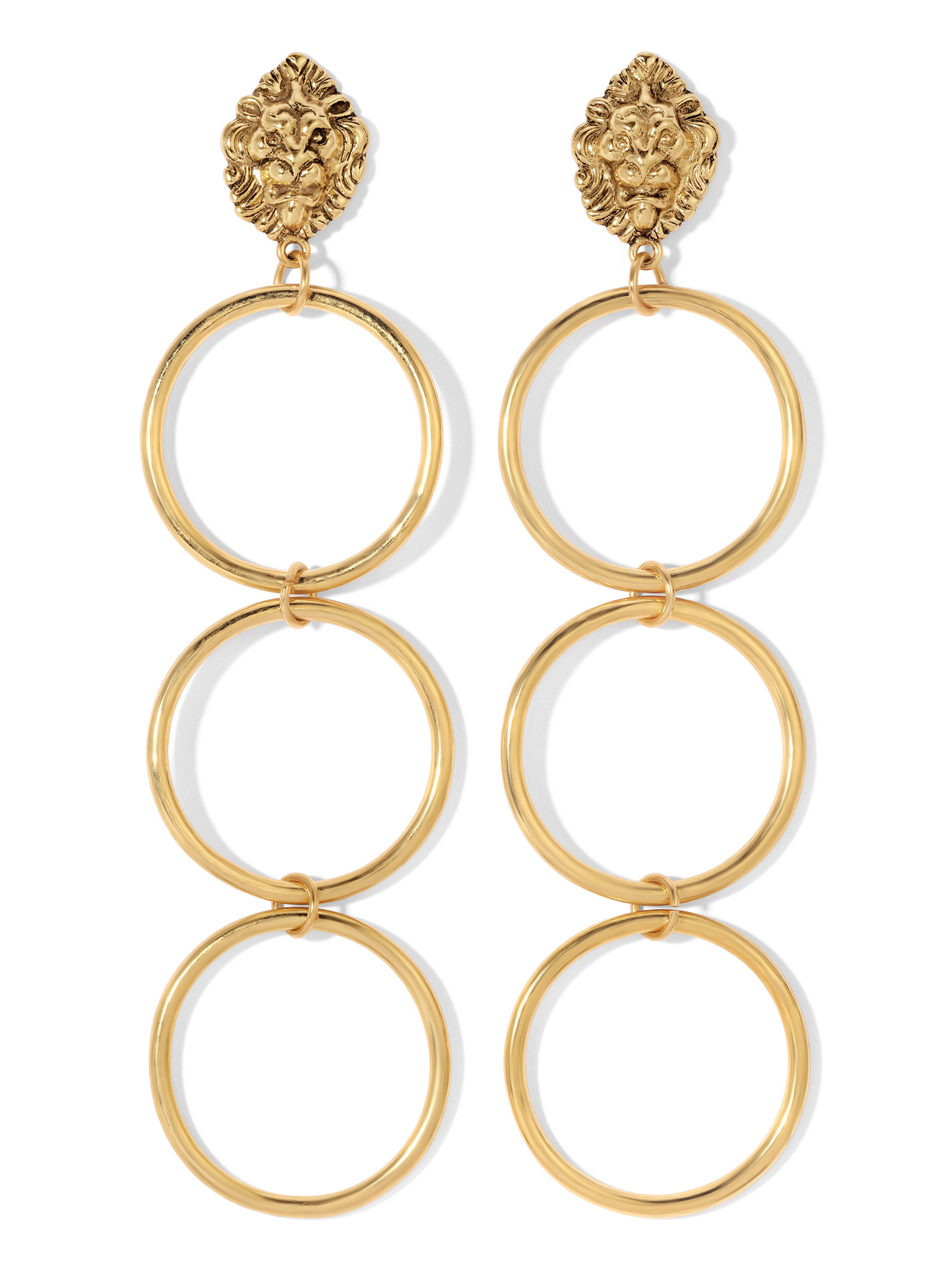 The Lion Ring Earrings