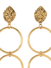 The Lion Ring Earrings