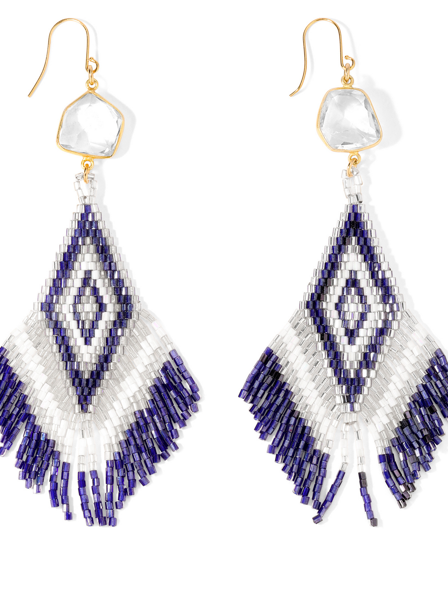 The Aiyana Earrings - Blue