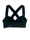 For Love and Lemons Green Velvet Crop Top