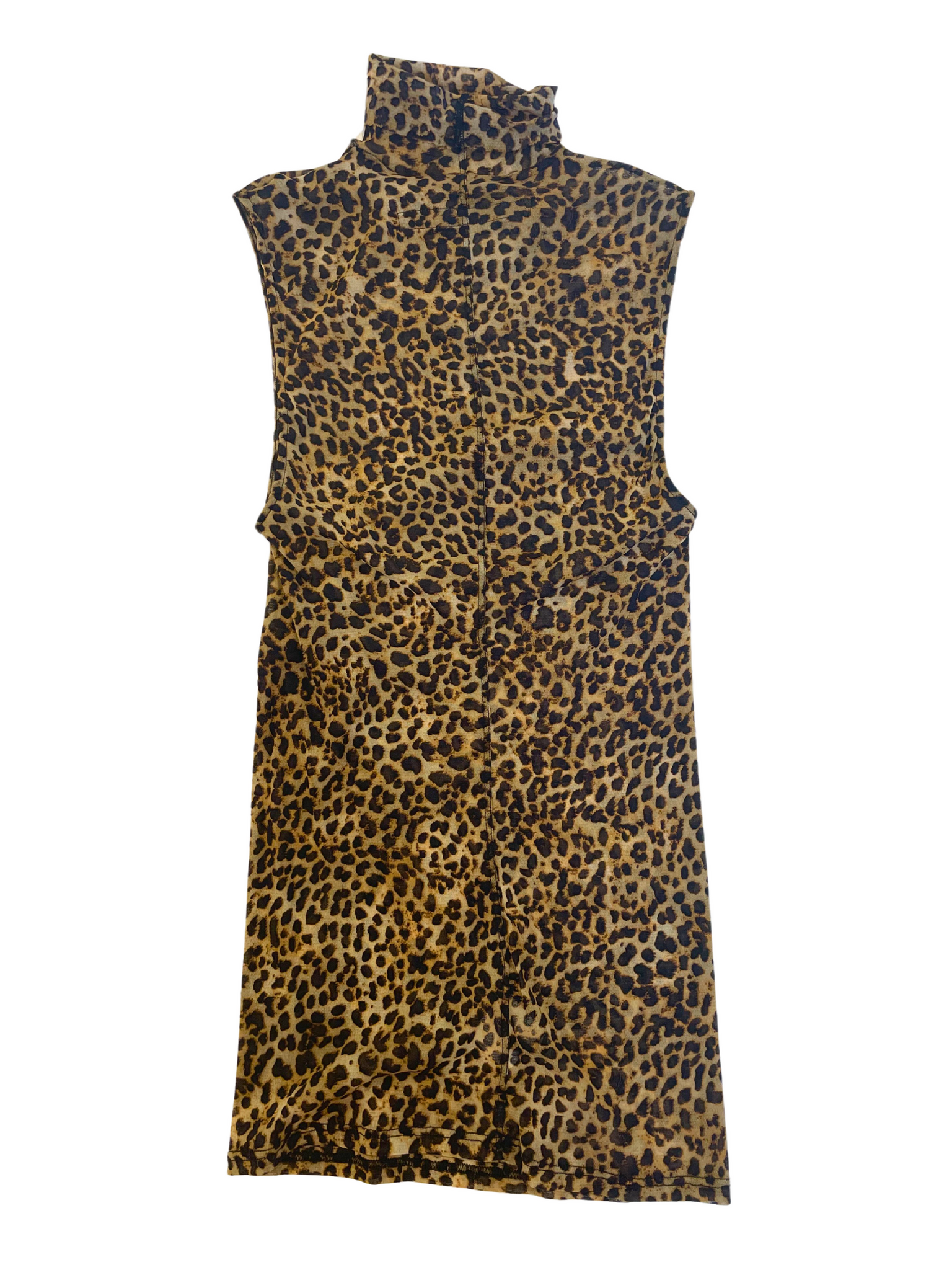 Leopard Print Sheer Tank Top