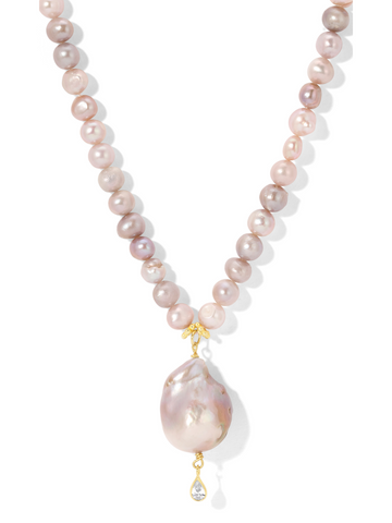 The Fae Pearl Dewdrop Necklace