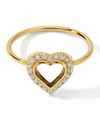 The Diamond Heart Ring