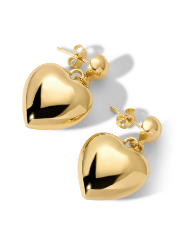 The Lia Heart Earrings