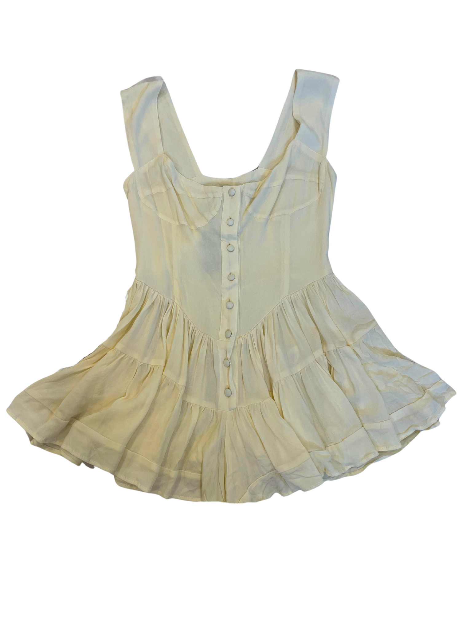 Vanessa Mooney Cream Elisabeth Romper