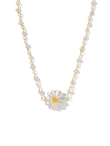 The Joy Daisy Pearl Necklace