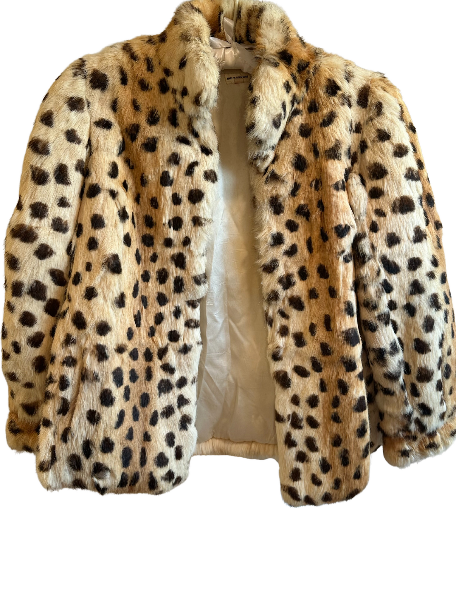 Cheetah Print Fur Coat