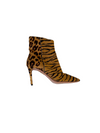 Animal Print Pencil Heel Ankle Boots