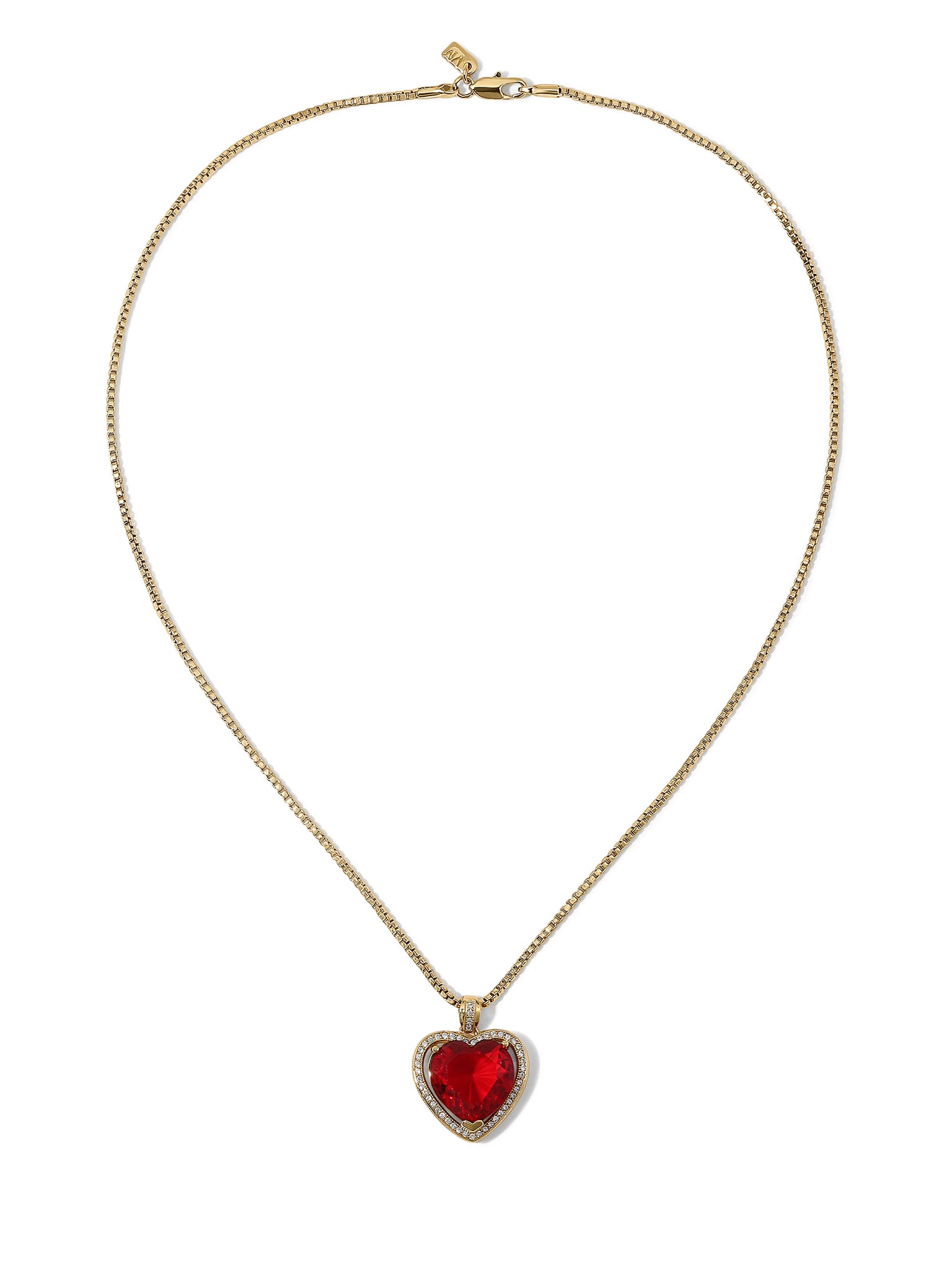 The Ruby Heart Necklace